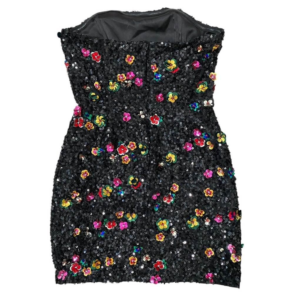 NWT Ramy Brook Anastasia Strapless Sequin Mini Dress Size 6 - Picture 6 of 8